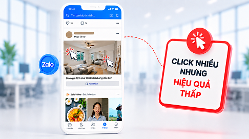 Nhiều click nhưng không ra kết quả Nhiều click nhưng không ra kết quả