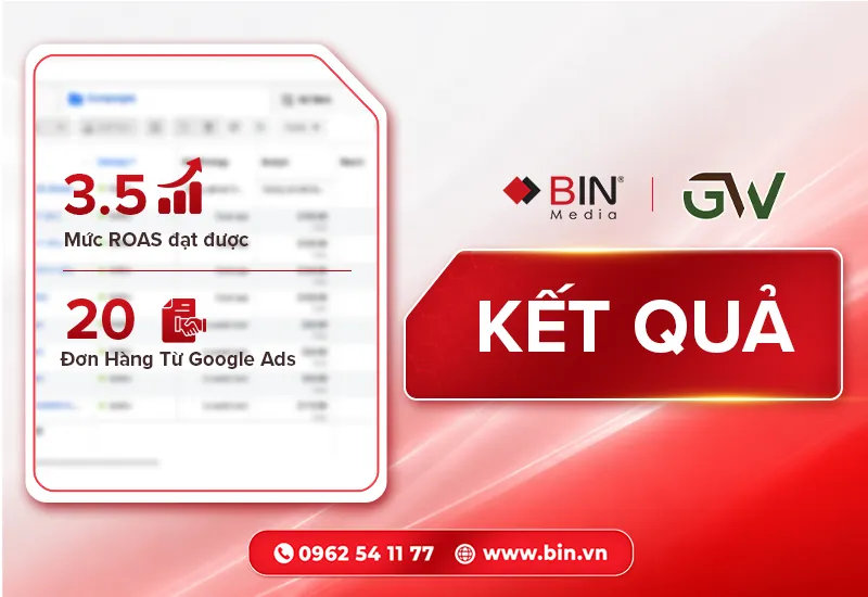 Kết quả 20 đơn hàng từ Google Ads – BIN Media x GrandWood Kết quả 20 đơn hàng từ Google Ads – BIN Media x GrandWood