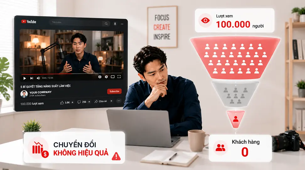 Nội dung hay nhưng không đạt hiệu quả chuyển đổi Nội dung hay nhưng không đạt hiệu quả chuyển đổi