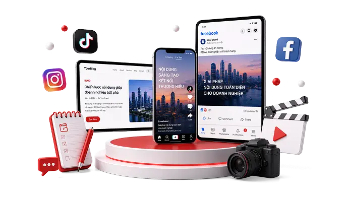 Sản xuất nội dung - Nâng tầm dấu ấn thương hiệu trong kỷ nguyên AI Sản xuất nội dung - Nâng tầm dấu ấn thương hiệu trong kỷ nguyên AI