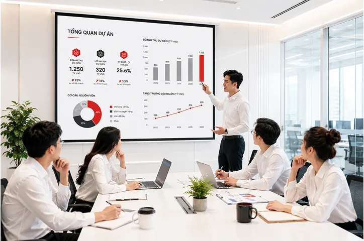 Đội ngũ Bin Media trong cuộc họp sáng tạo Đội ngũ Bin Media trong cuộc họp sáng tạo