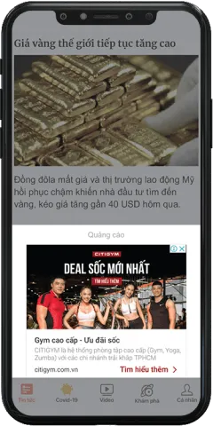 Kích thước quảng cáo cho ADX Mobile - Medium - 300x250 px