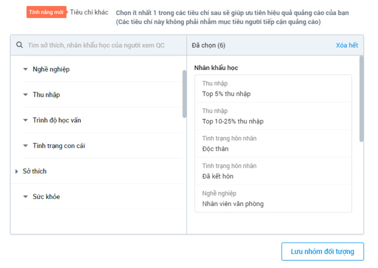 Nhắm và chọn đối tượng quảng cáo tiềm năng Nhắm và chọn đối tượng quảng cáo tiềm năng