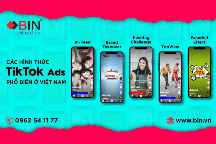 Các hình thức quảng cáo trên TikTok phổ biến nhất tại Việt Nam Các hình thức quảng cáo trên TikTok phổ biến nhất tại Việt Nam