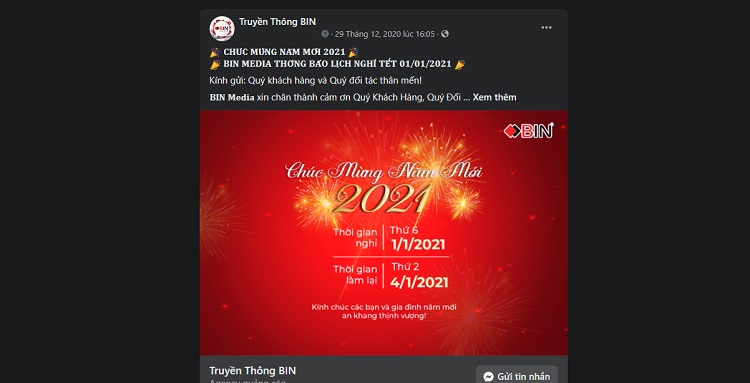 Bước 1: Chọn bài Post cần lấy UID