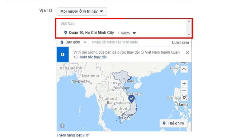 Cách target đối tượng phù hợp