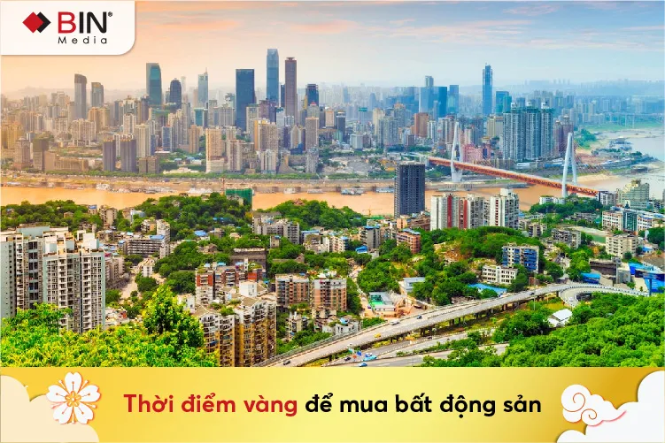 Tết là Thời điểm vàng để mua bất động sản
