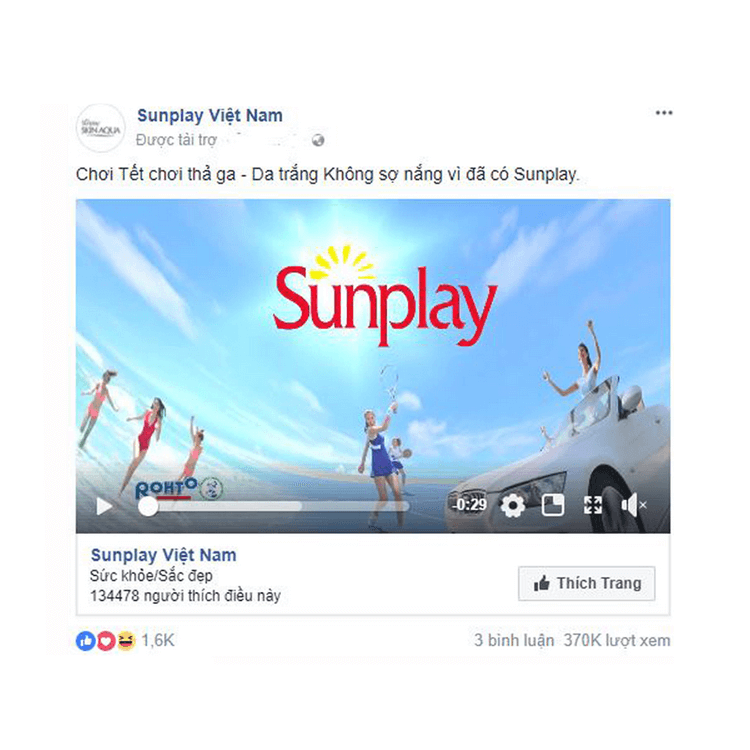 Quảng cáo tăng like Quảng cáo tăng like