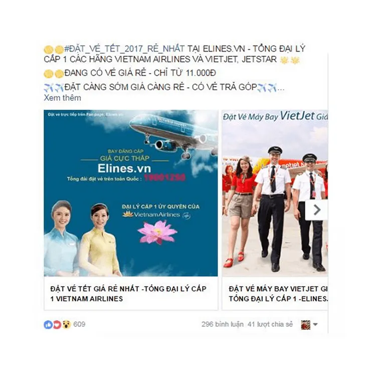 Quảng cáo link vào website