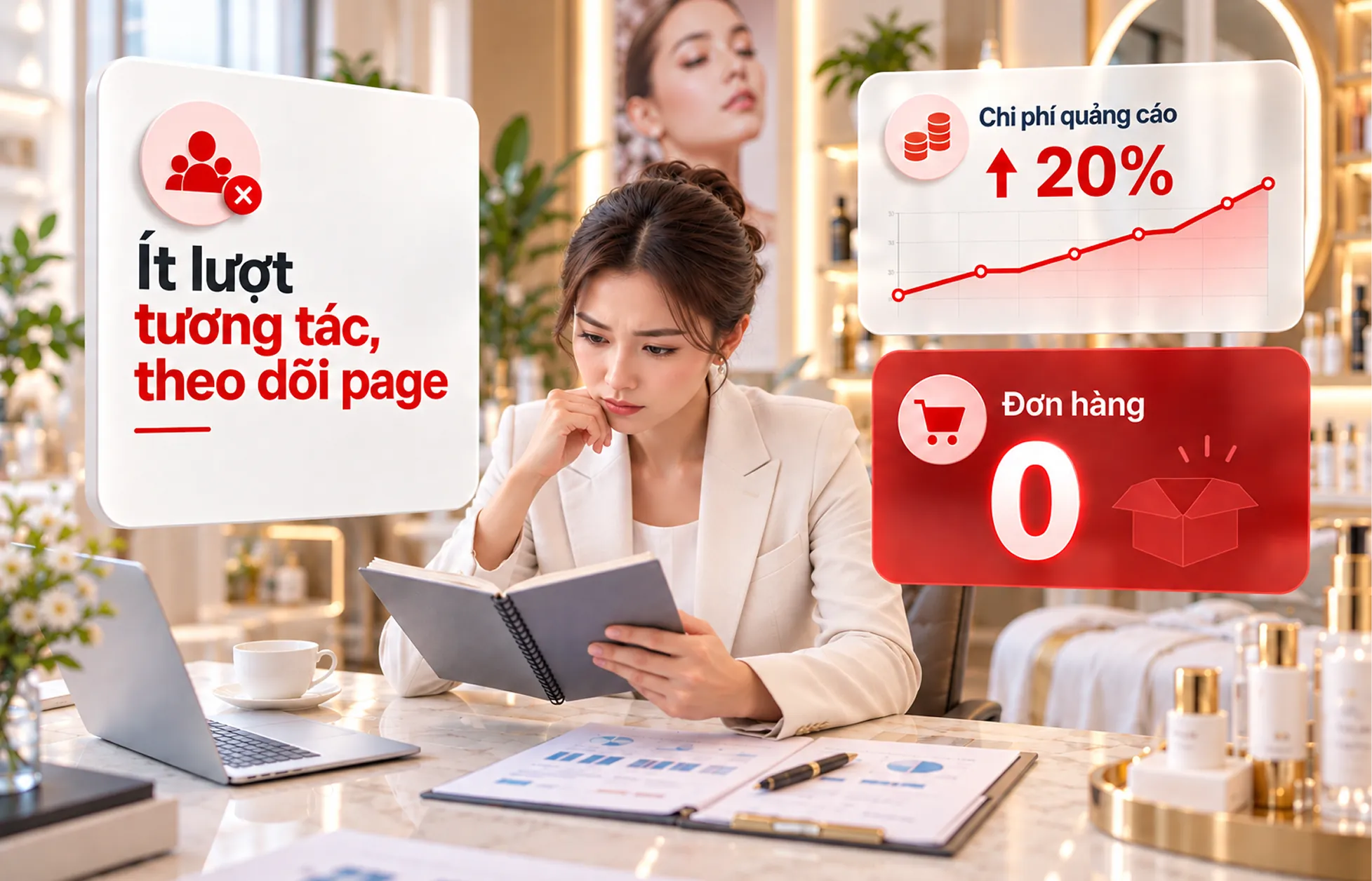 Bài đăng ít tương tác và kênh ít người theo dõi