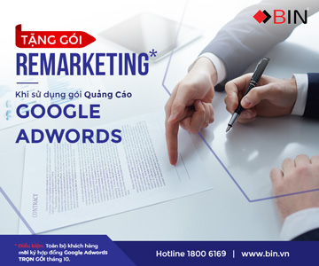 Ký hợp đồng google ads nhanh - doanh thu tăng mạnh - tặng thêm gói remarketing
