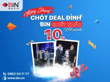 Mừng Shark Chốt Deal Đỉnh - BIN Chiết Khấu Hết Mình