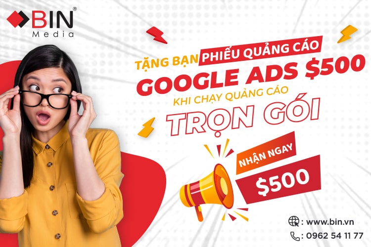 Ưu đãi đặc biệt từ đối tác xuất sắc của Google dành cho khách hàng