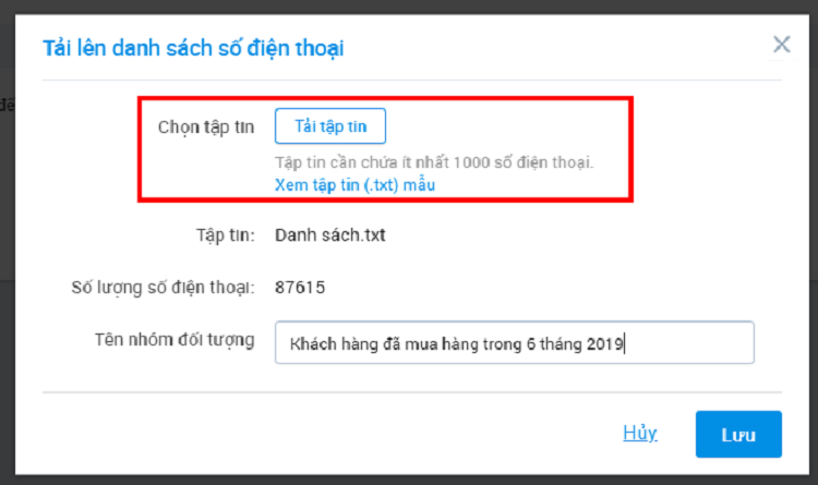 Làm sao để tạo quảng cáo theo danh sách số điện thoại đã có? Làm sao để tạo quảng cáo theo danh sách số điện thoại đã có?