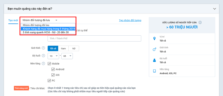 Làm sao để tạo quảng cáo theo danh sách số điện thoại đã có? Làm sao để tạo quảng cáo theo danh sách số điện thoại đã có?
