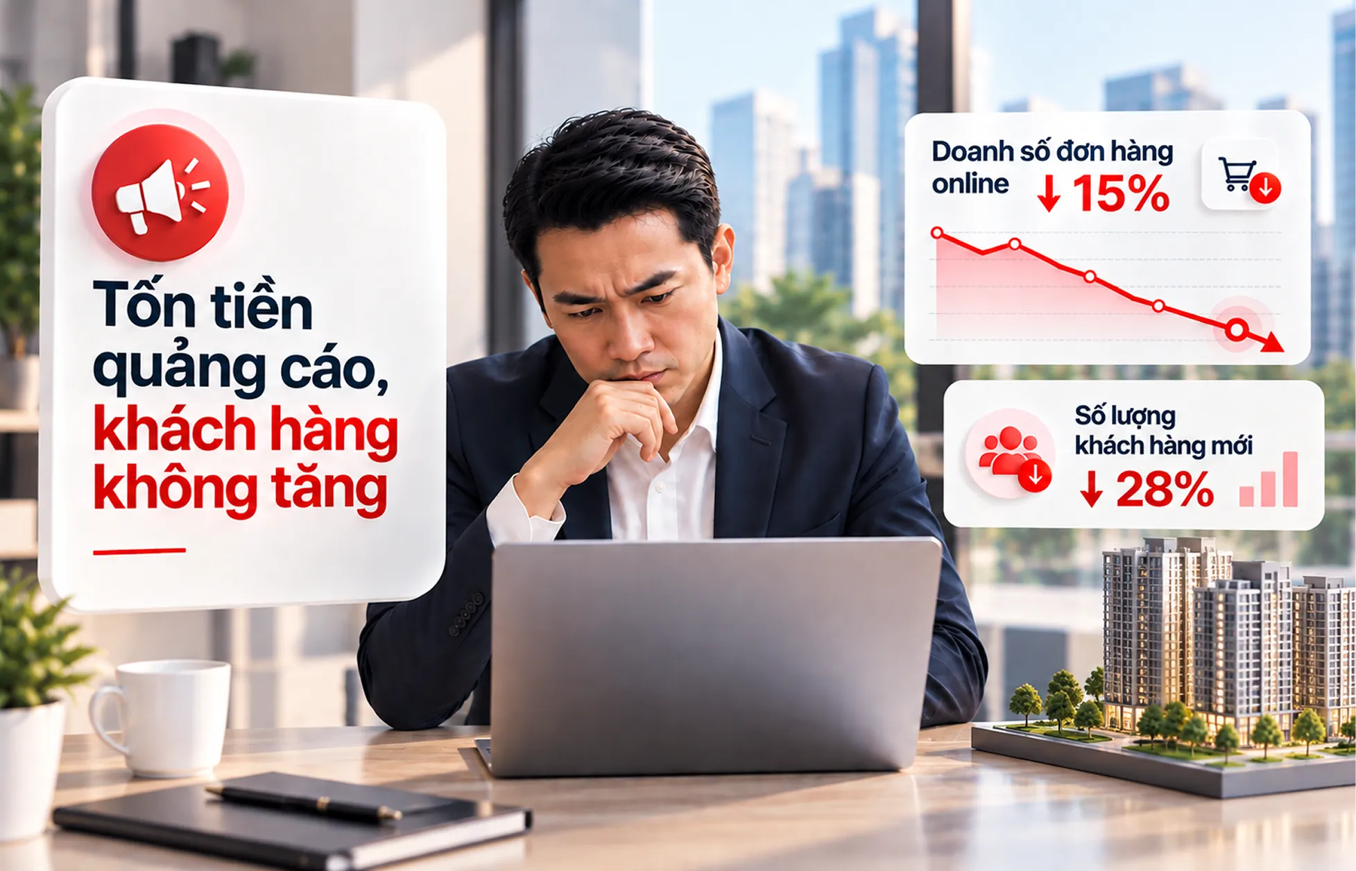 Chạy quảng cáo nhưng khách hàng không tăng