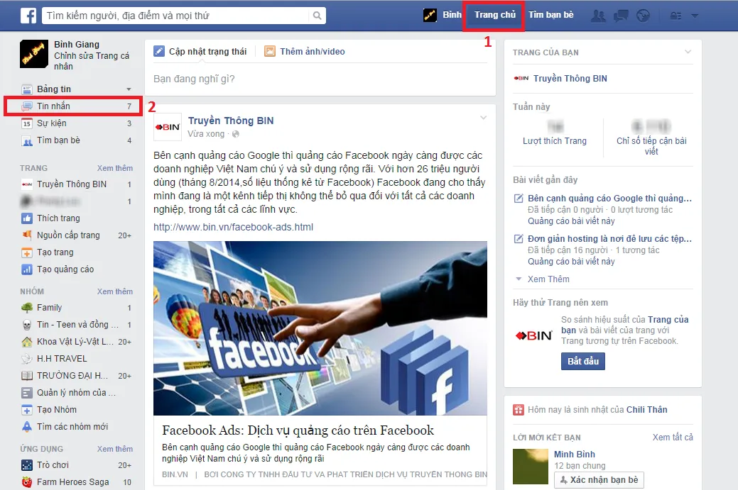 Làm sao xóa tin nhắn, lịch sử chat facebook?