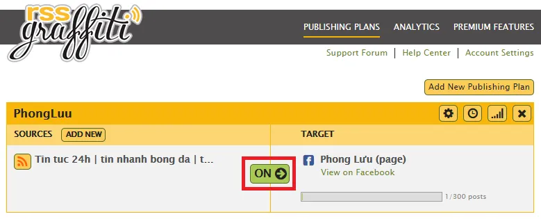 Tự động đăng bài từ Website lên Facebook