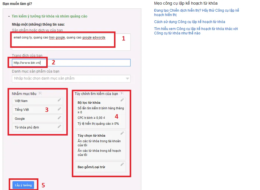 Google Keyword Planner cũng hỗ trợ bạn kiểm tra nhiều từ khóa cùng lúc Google Keyword Planner cũng hỗ trợ bạn kiểm tra nhiều từ khóa cùng lúc
