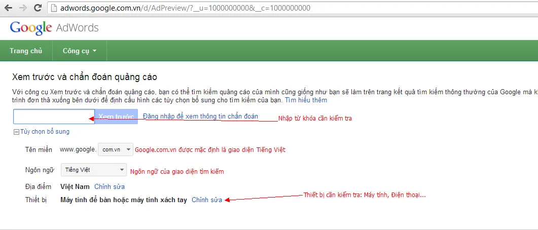 Cách kiểm tra từ khóa hàng loạt Cách kiểm tra từ khóa hàng loạt